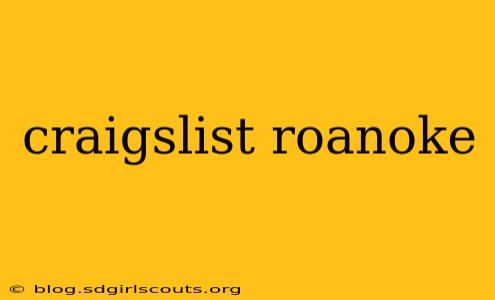 craigslist roanoke