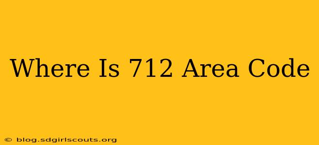 Where Is 712 Area Code