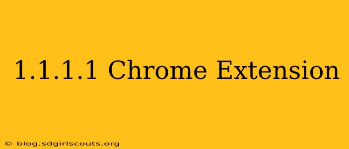 1.1.1.1 Chrome Extension
