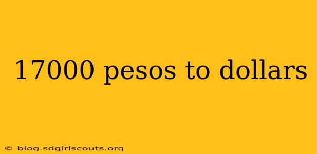 17000 pesos to dollars