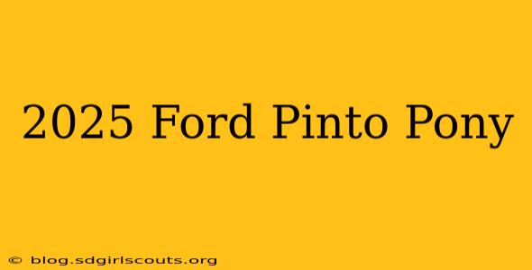 2025 Ford Pinto Pony