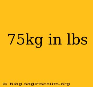 75kg in lbs