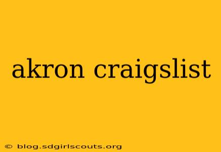 akron craigslist