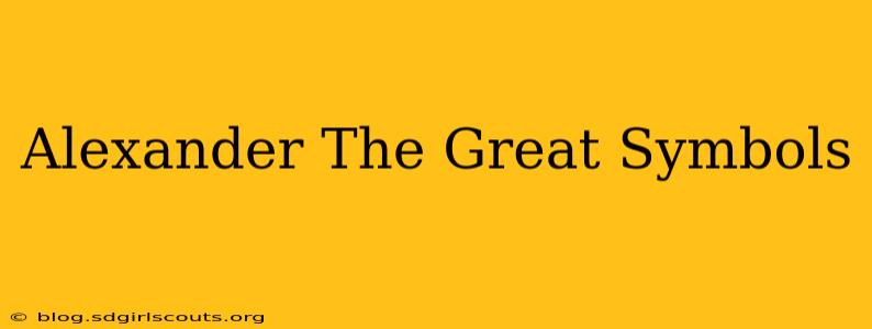 Alexander The Great Symbols