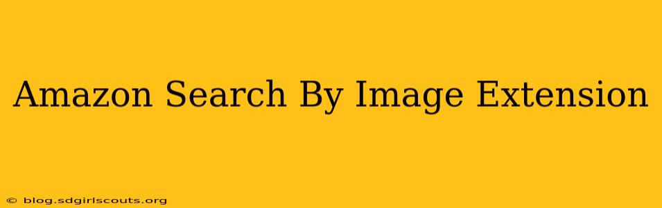 Amazon Search By Image Extension