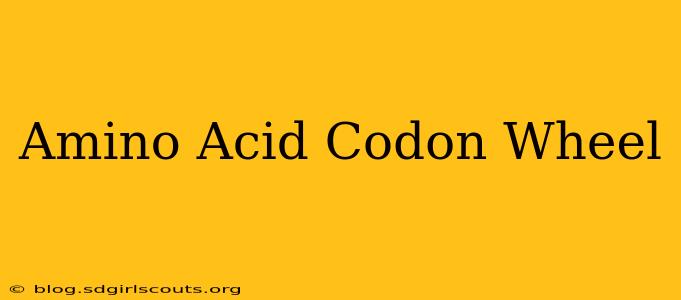 Amino Acid Codon Wheel