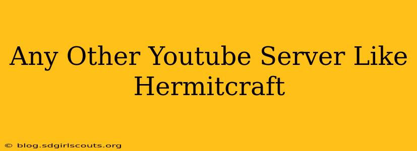 Any Other Youtube Server Like Hermitcraft