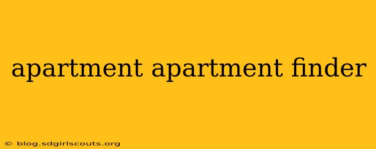 apartment apartment finder