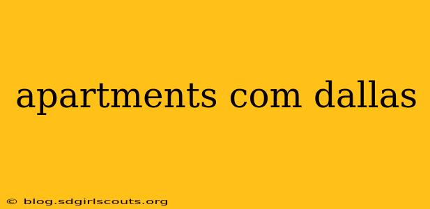 apartments com dallas