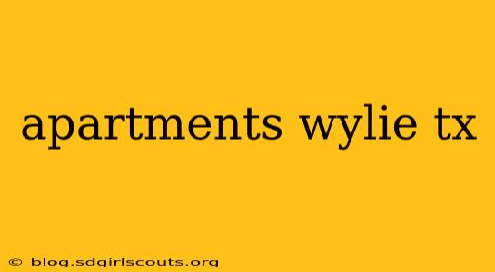 apartments wylie tx