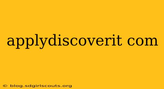applydiscoverit com
