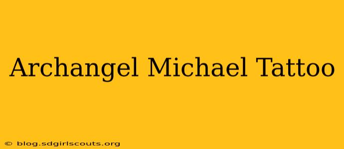 Archangel Michael Tattoo