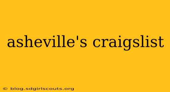 asheville's craigslist