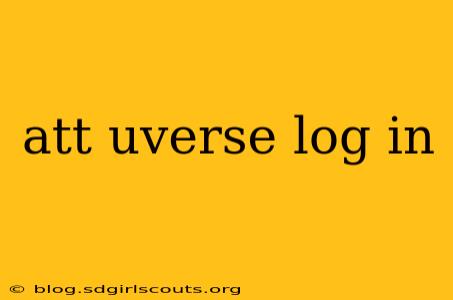 att uverse log in