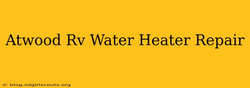Atwood Rv Water Heater Repair