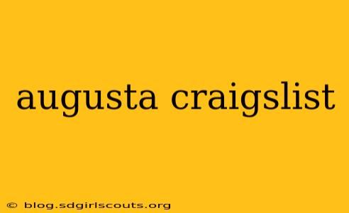 augusta craigslist