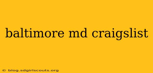 baltimore md craigslist