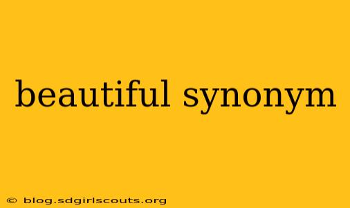 beautiful synonym