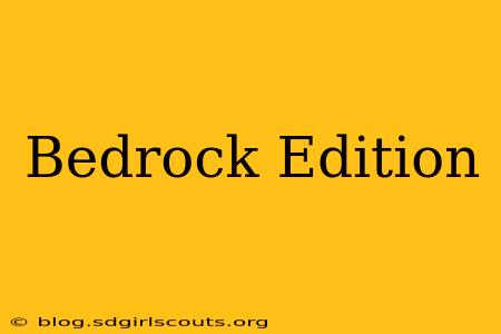Bedrock Edition