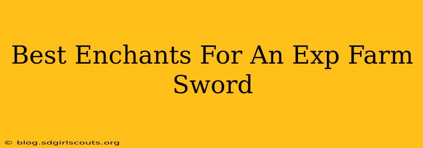 Best Enchants For An Exp Farm Sword