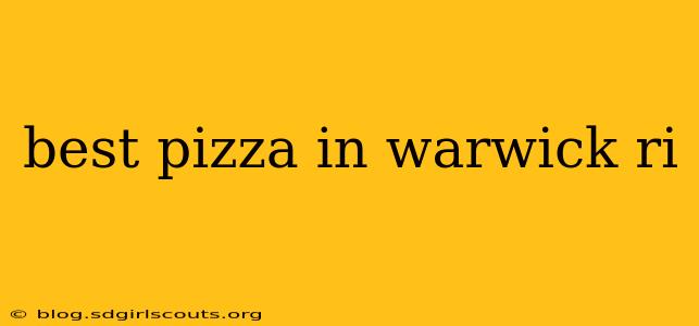 best pizza in warwick ri