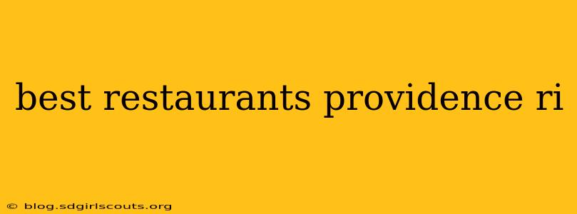 best restaurants providence ri