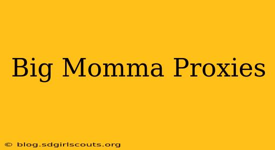 Big Momma Proxies