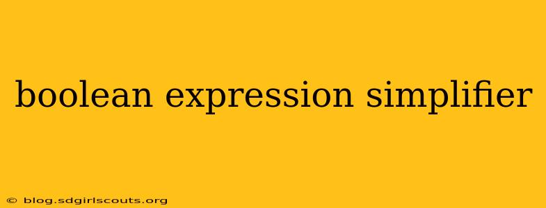 boolean expression simplifier