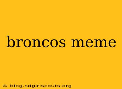 broncos meme