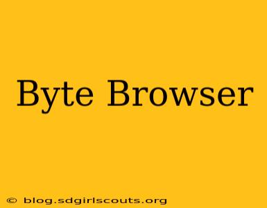Byte Browser