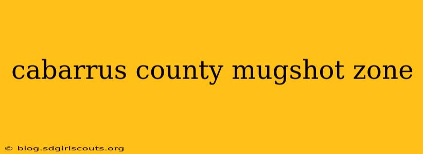 cabarrus county mugshot zone