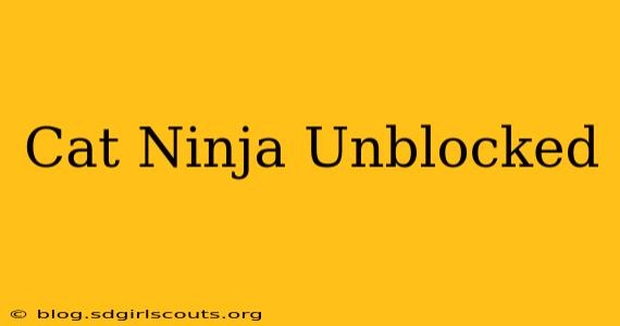 Cat Ninja Unblocked