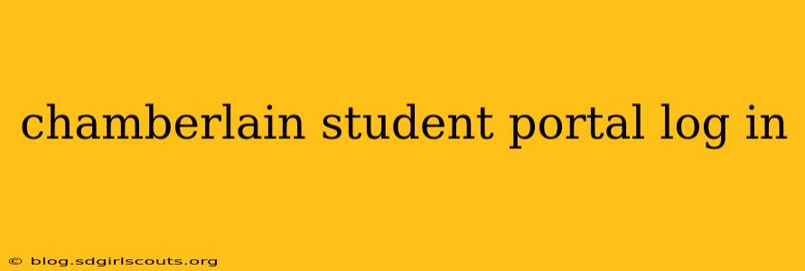 chamberlain student portal log in