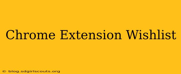 Chrome Extension Wishlist