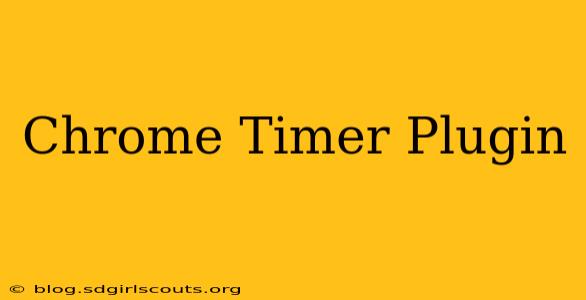 Chrome Timer Plugin