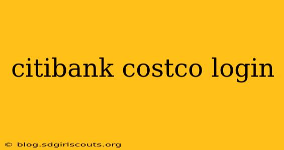 citibank costco login