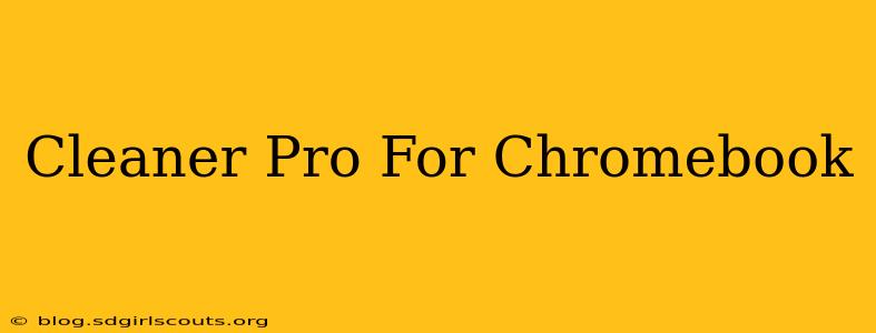 Cleaner Pro For Chromebook