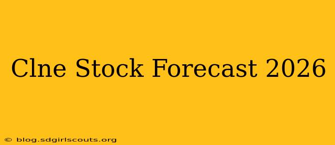 Clne Stock Forecast 2026