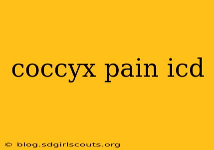 coccyx pain icd