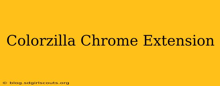 Colorzilla Chrome Extension