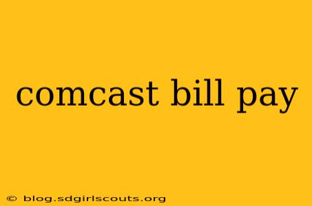 comcast bill pay