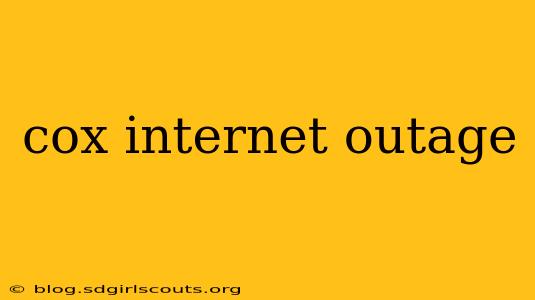cox internet outage