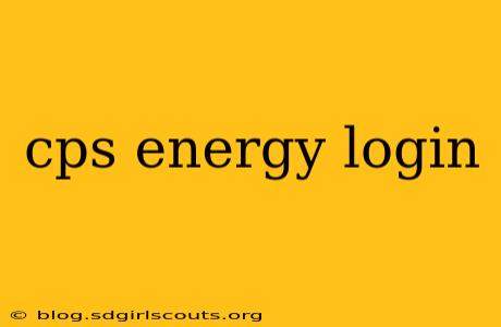 cps energy login