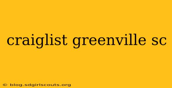 craiglist greenville sc