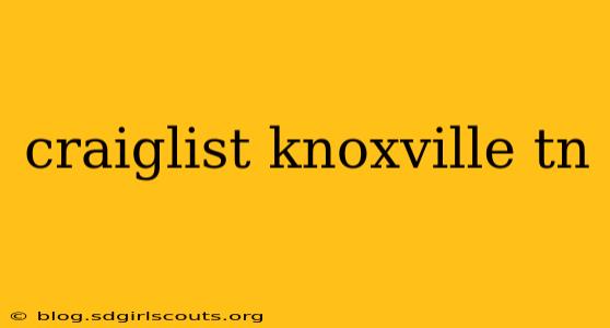 craiglist knoxville tn