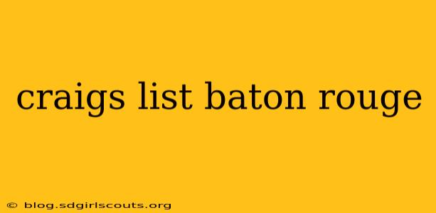 craigs list baton rouge