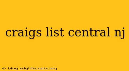 craigs list central nj