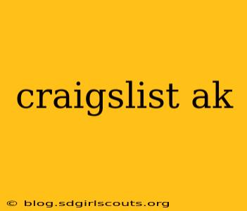 craigslist ak