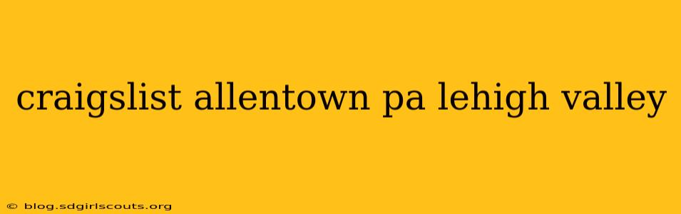 craigslist allentown pa lehigh valley