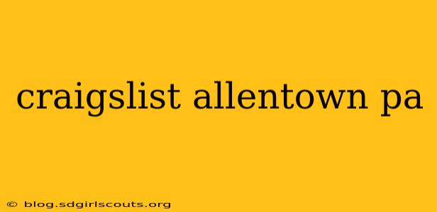craigslist allentown pa